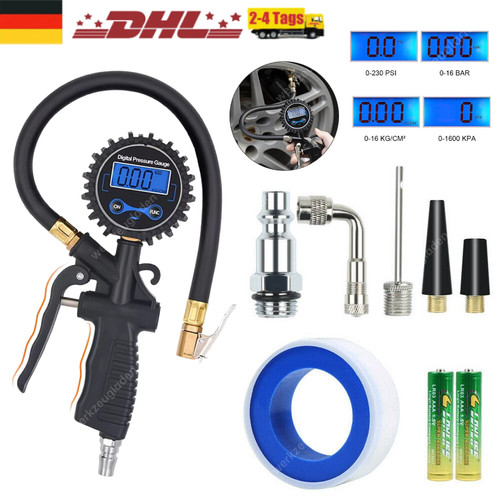 Lcd digital reifenfüllpistole - digital,